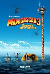 Madagascar 3: Europe's Most Wanted (2012) Poster
