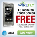 Wirefly - Free LG Incite 3G Touch Screen Phone for current or new AT&T customers